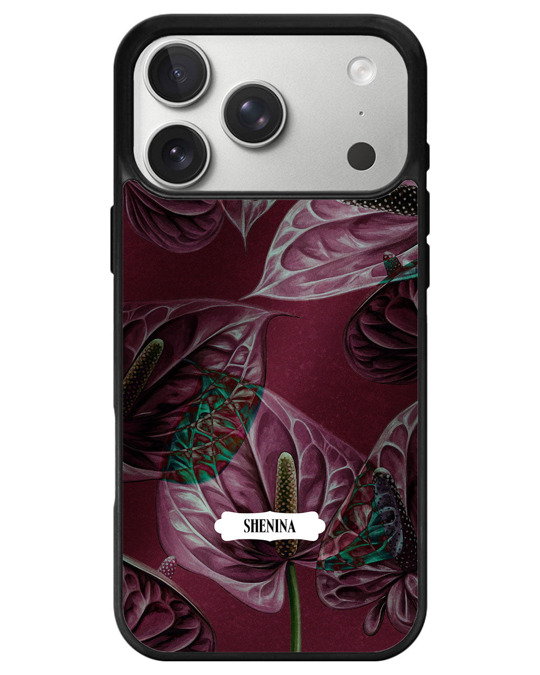 iPhone Premium Glam Case - Anthurium