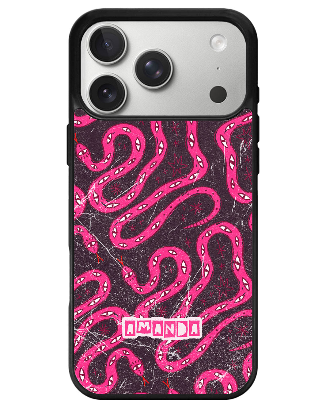 iPhone Premium Glam Case - Pink Venom