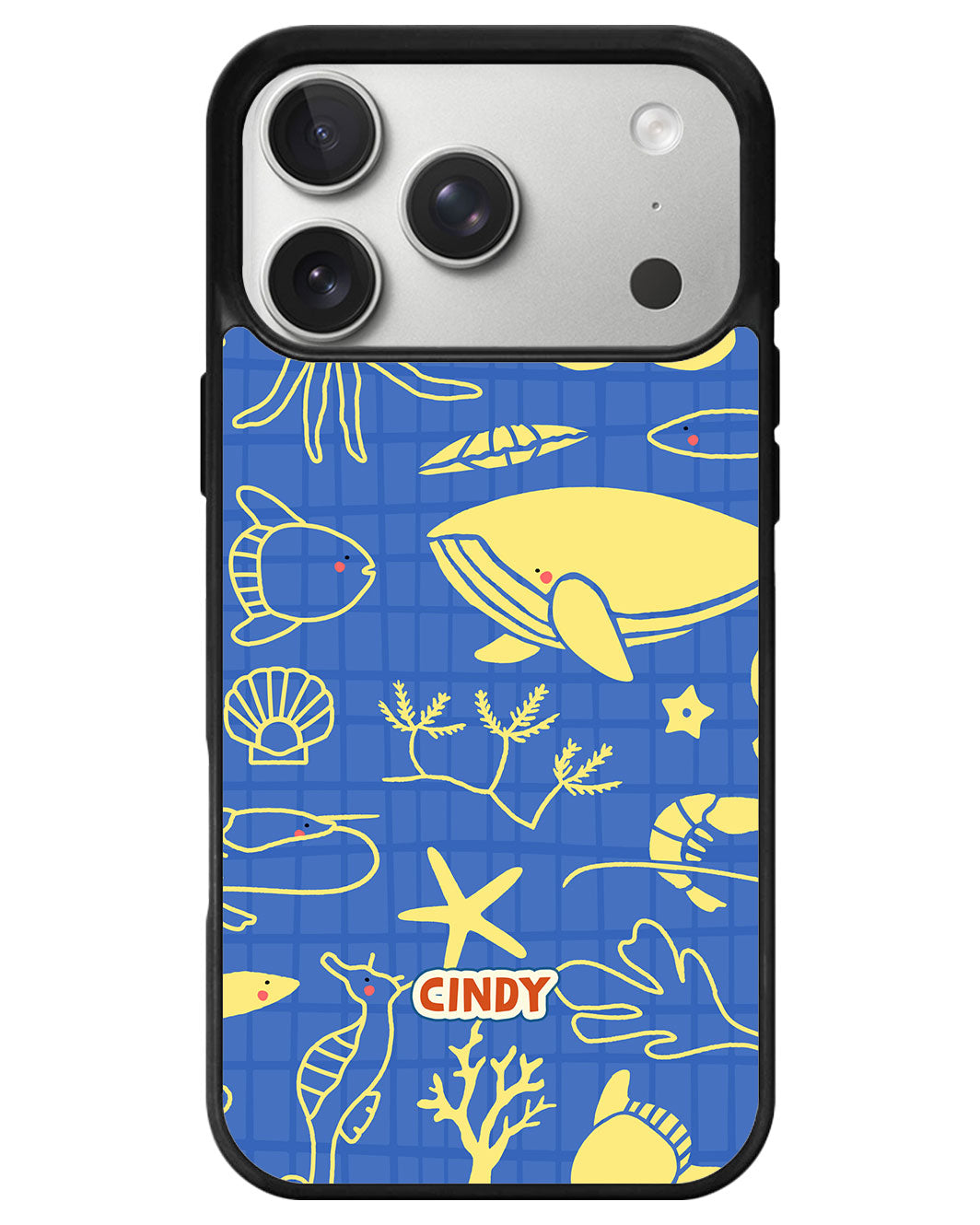 iPhone Premium Glam Case - Sea creatures 2.0