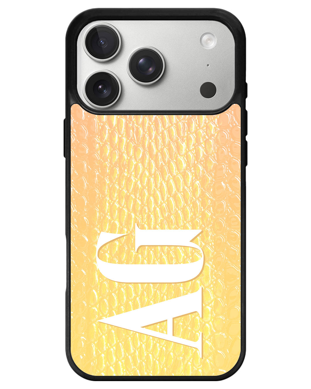 iPhone Premium Glam Case - Apricot Serpentine