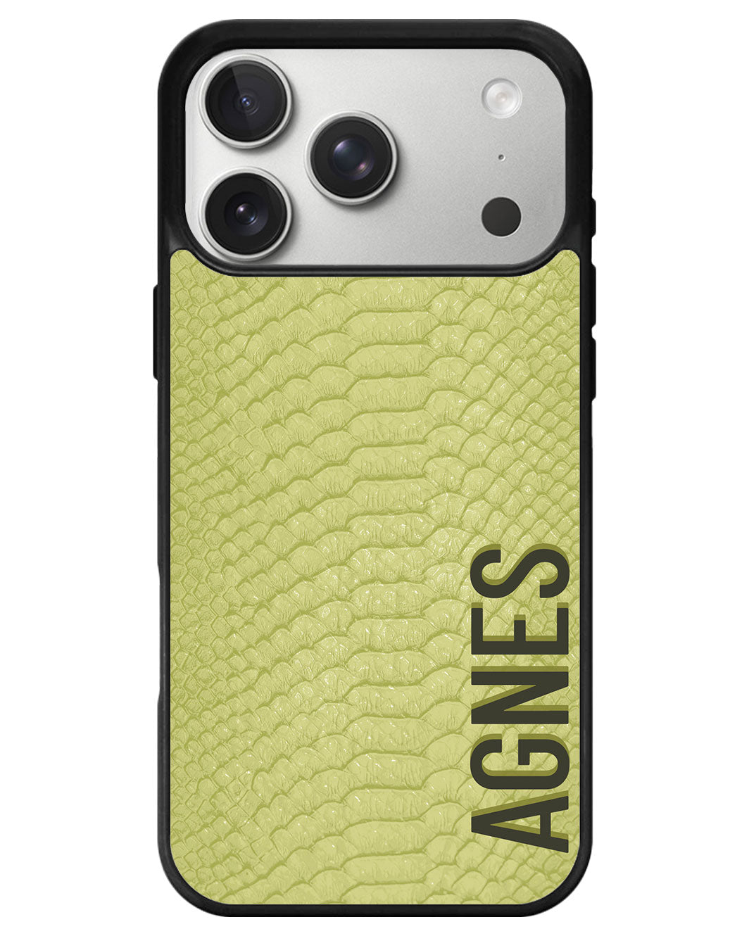 iPhone Premium Glam Case - Green Serpentine