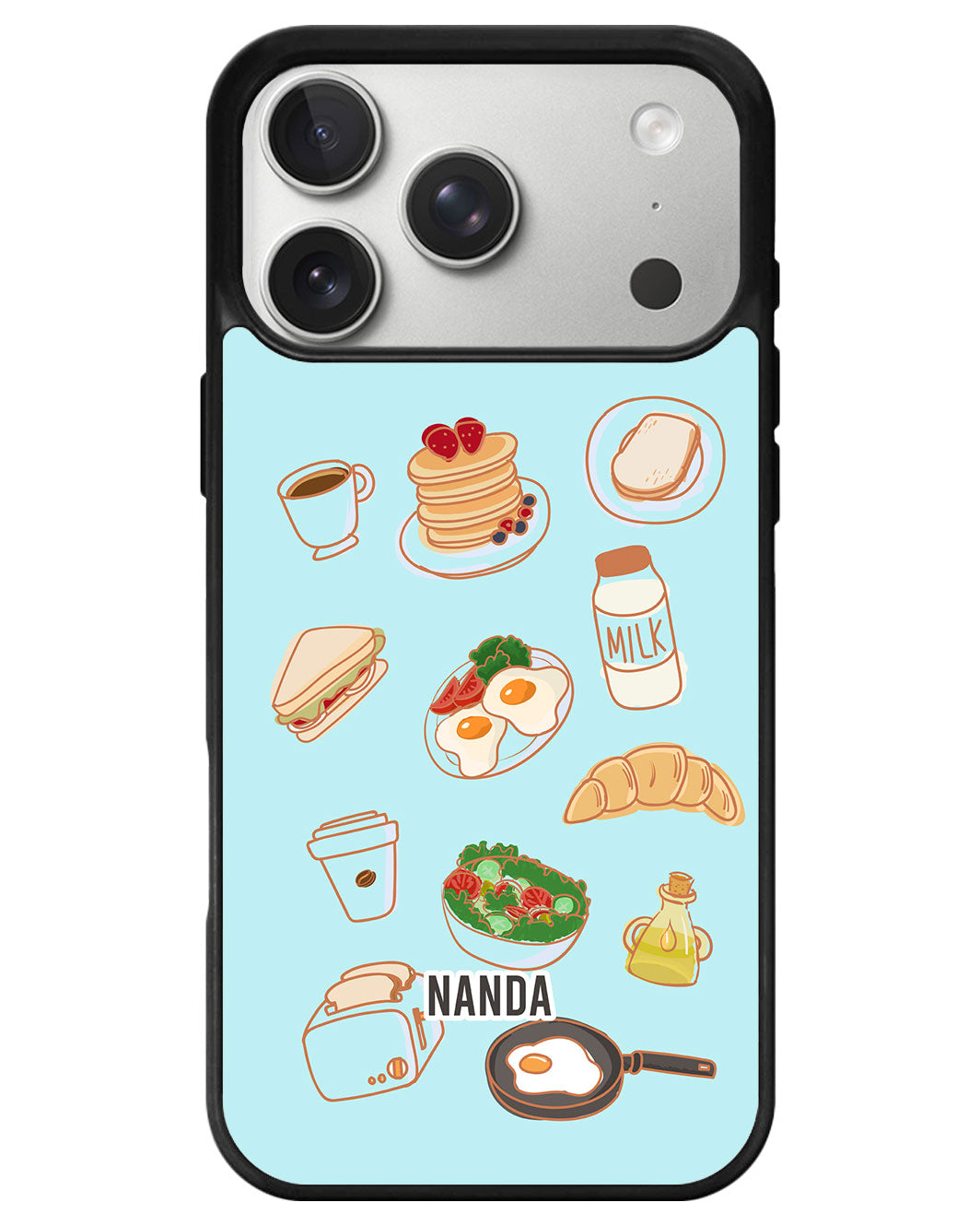 iPhone Premium Glam Case - Morning Munchies
