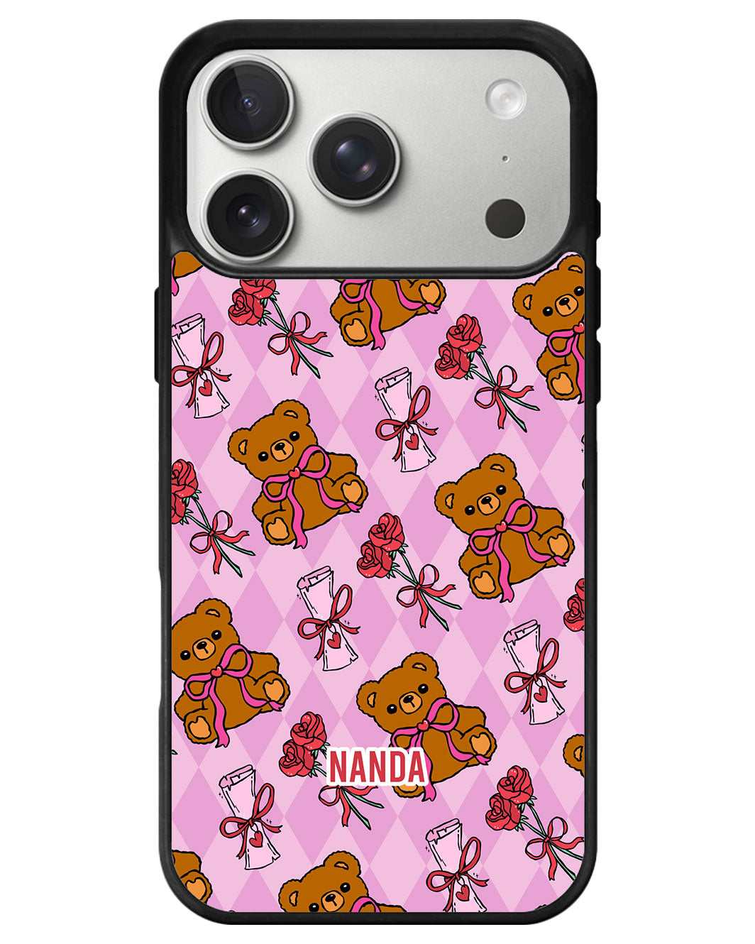 iPhone Premium Glam Case - Sweet Teddy