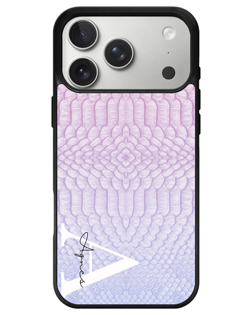 iPhone Premium Glam Case - Lavender Haze Serpentine