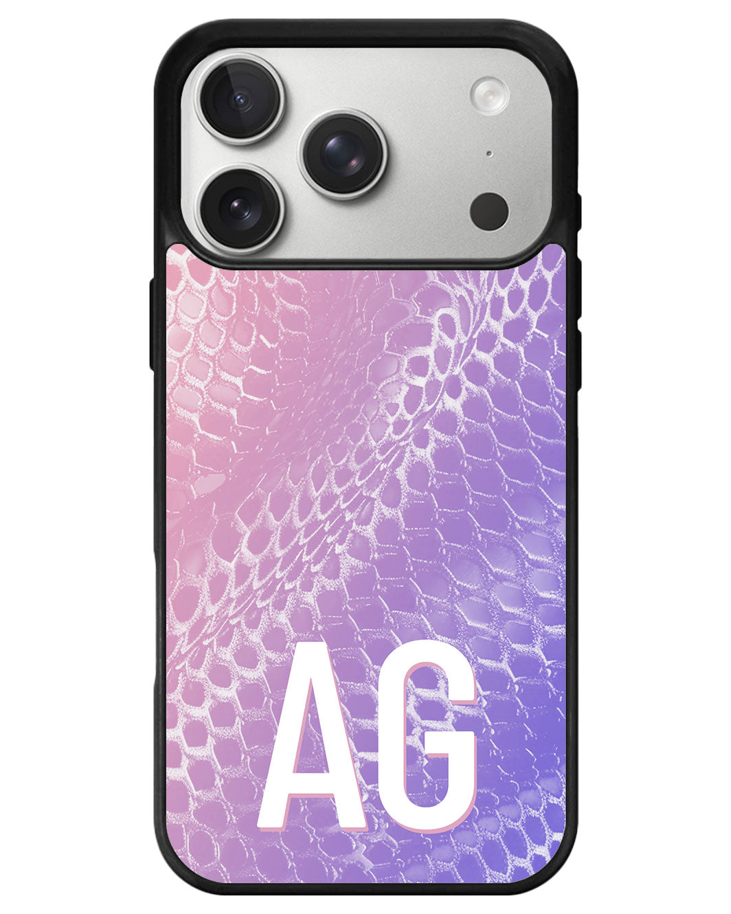 iPhone Premium Glam Case - Pink Lilac Serpentine