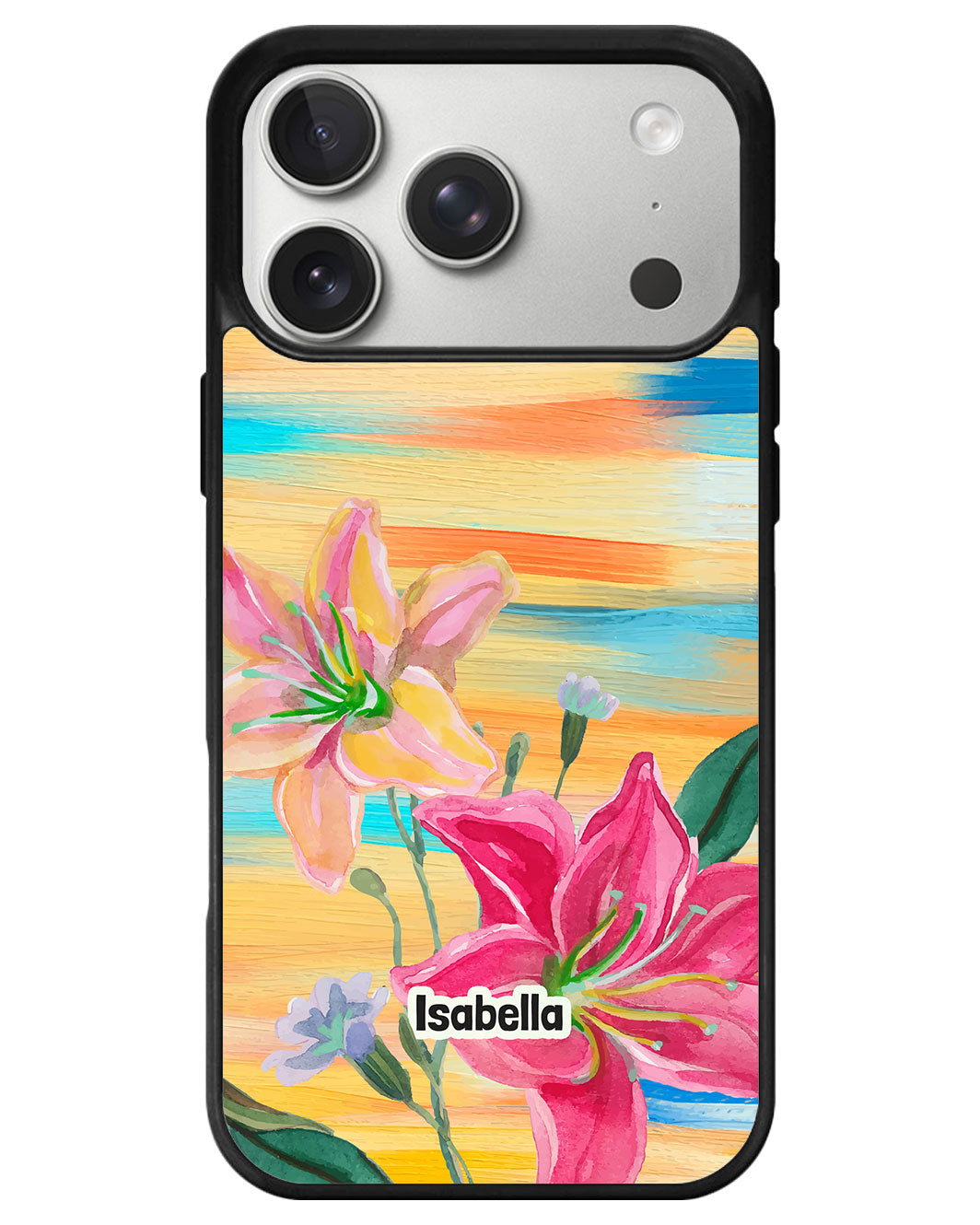 iPhone Premium Glam Case - Sunset Lily