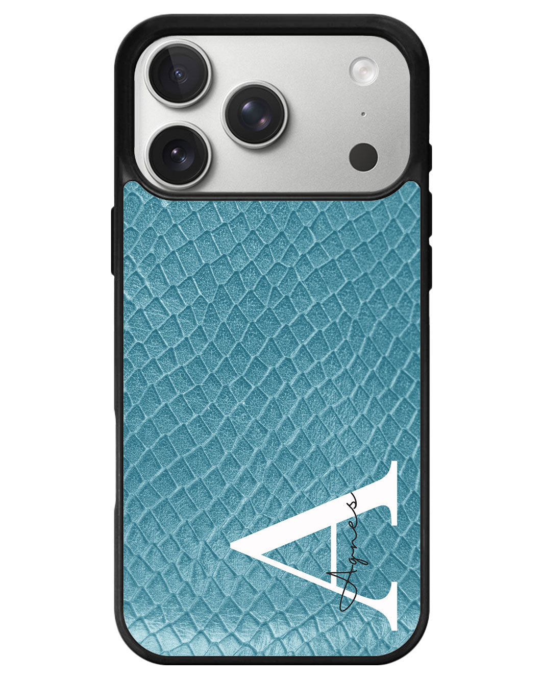 iPhone Premium Glam Case - Turquoise Serpentine