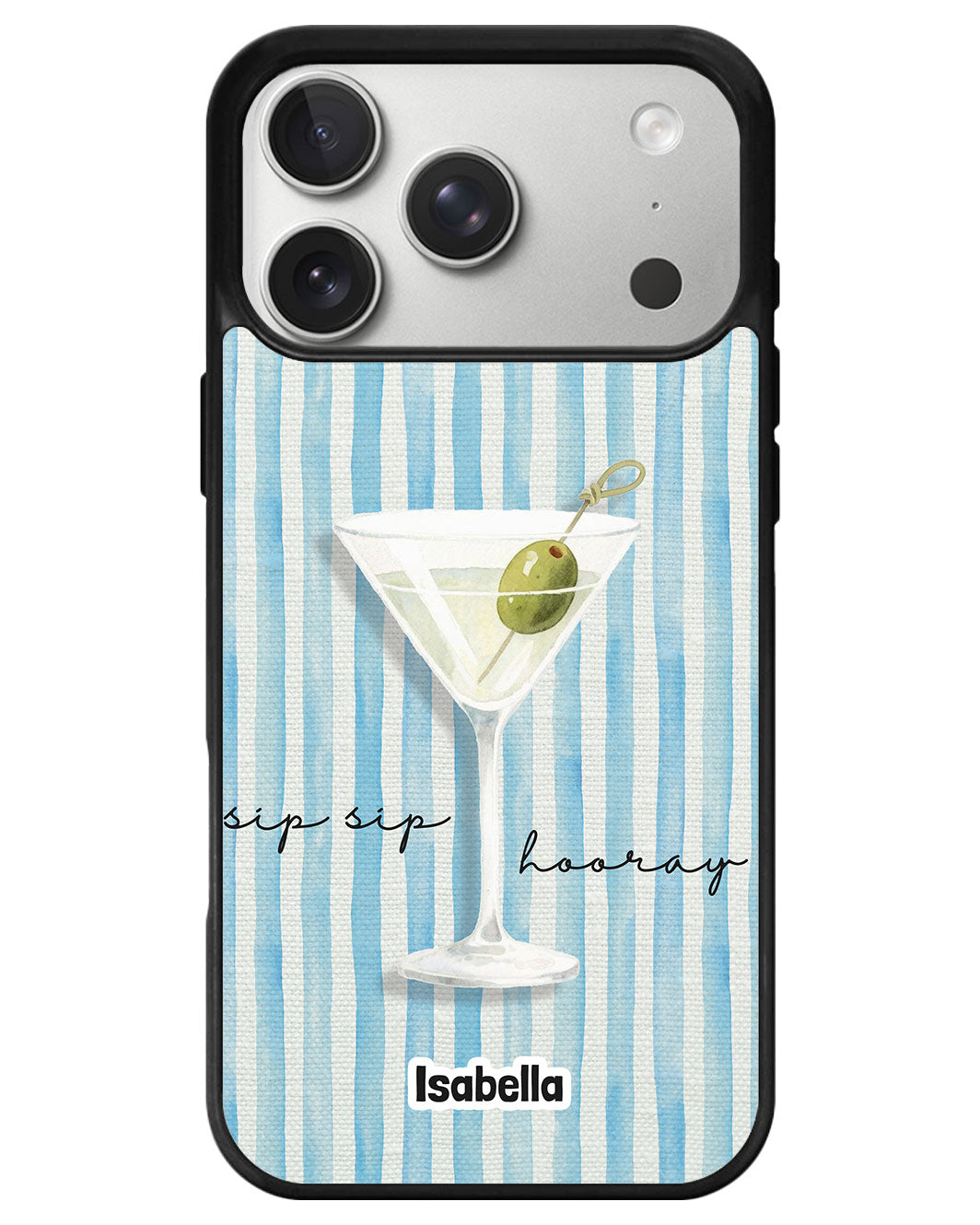 iPhone Premium Glam Case - Sip sip Hooray