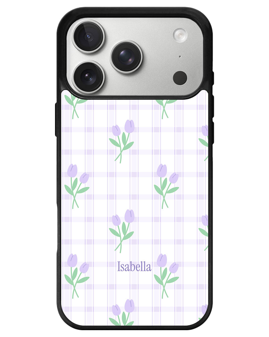 iPhone Premium Glam Case - Soft Tulips