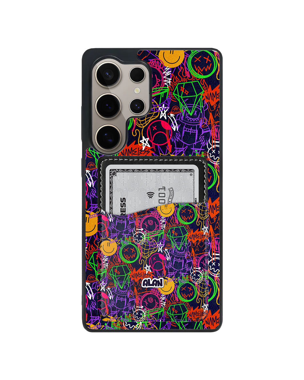 Android Phone Wallet Case - Scribbles