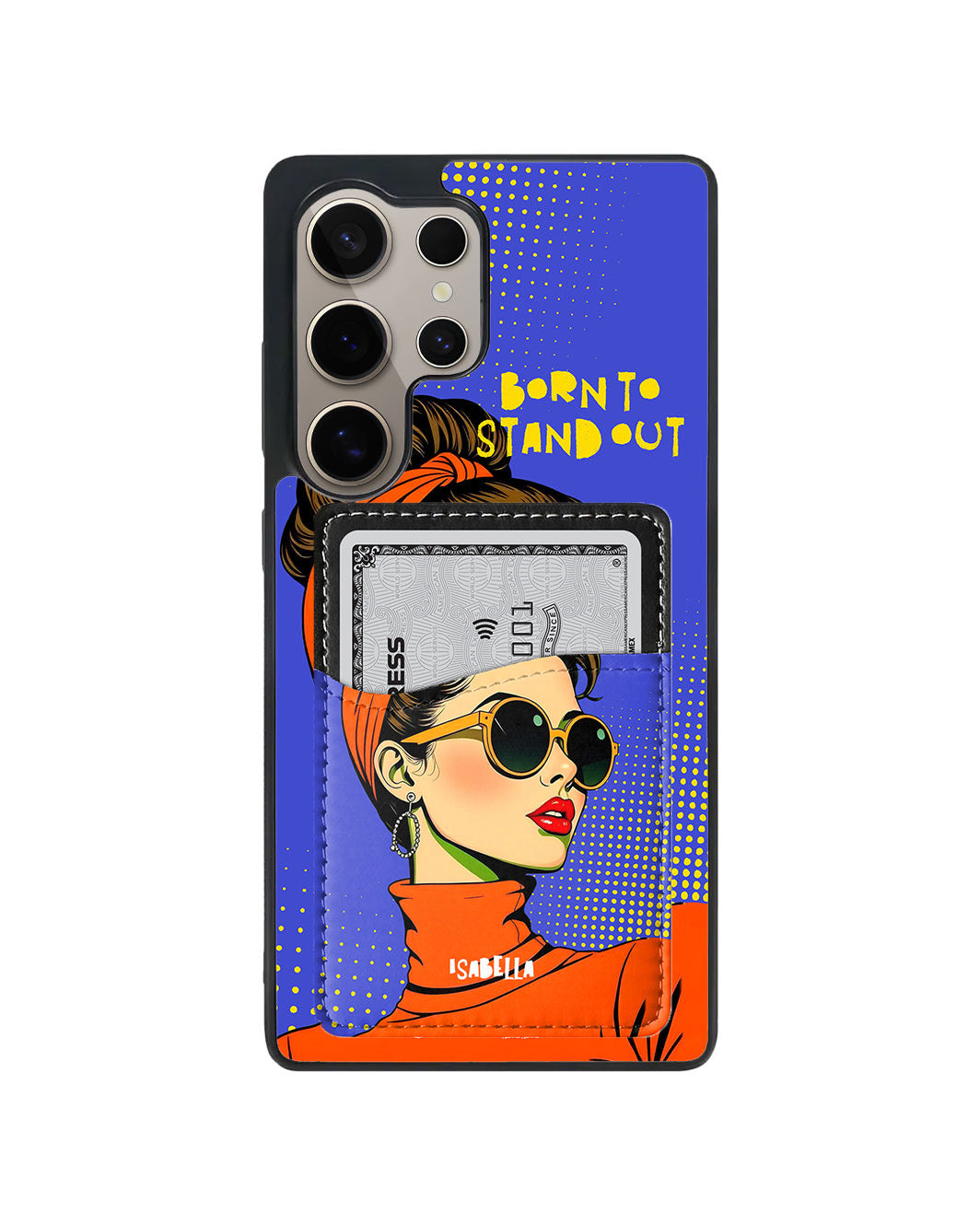 Android Phone Wallet Case - Bold aura