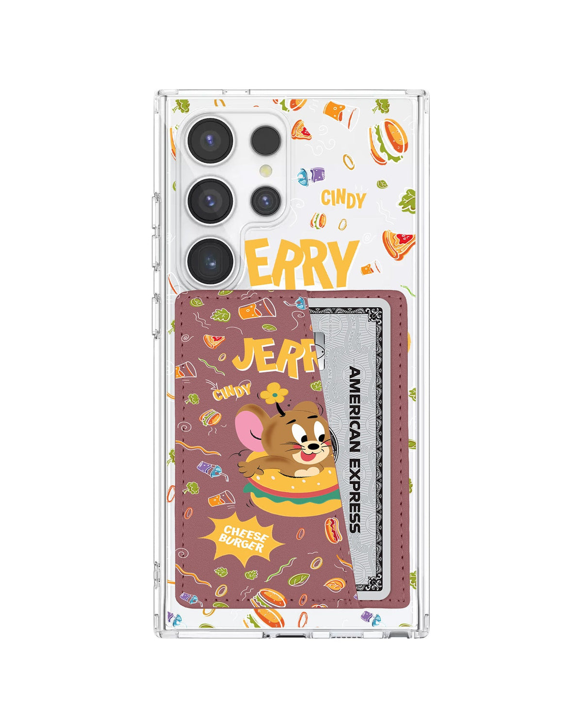 Android Leather Wallet Case - Jerry The Mouse