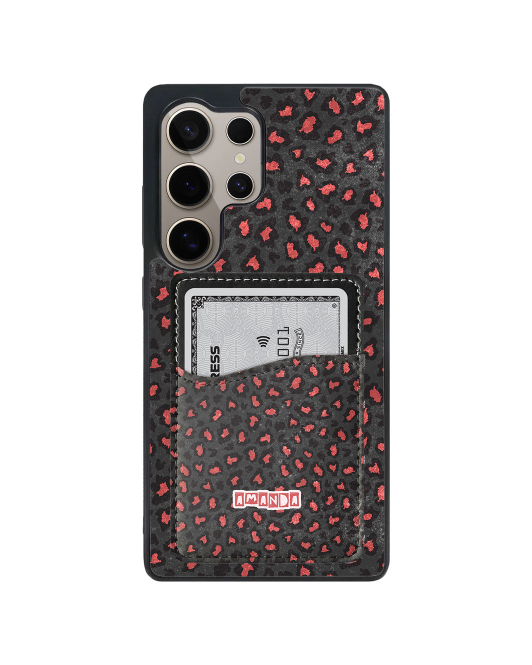 Android Phone Wallet Case - Red Chaos