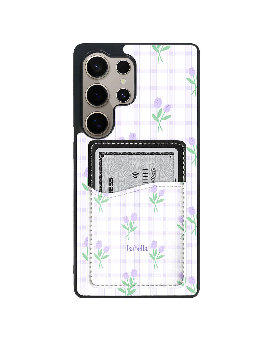 Android Phone Wallet Case - Soft Tulips