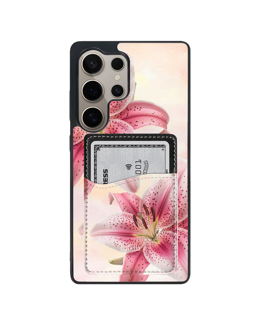 Android Phone Wallet Case - Lily charm