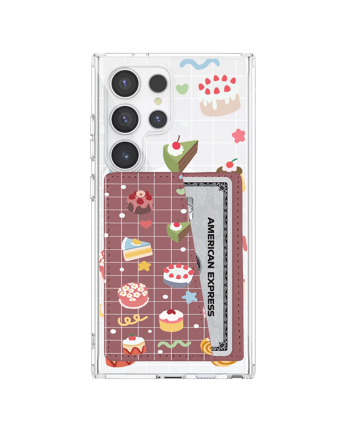 Android Leather Wallet Case - Korean Cake