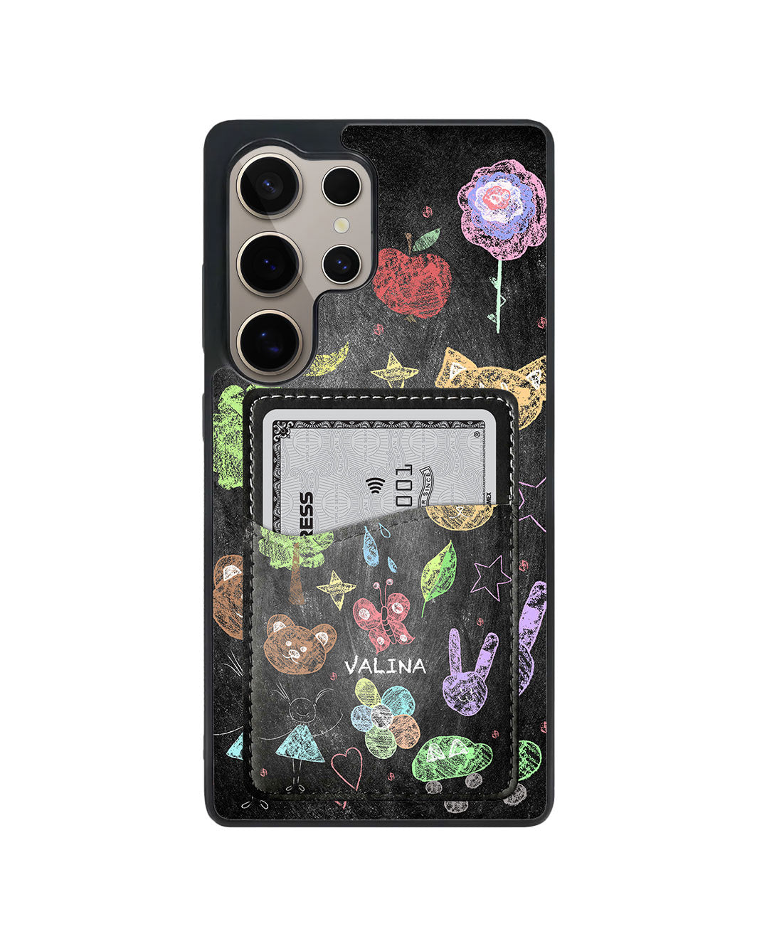 Android Phone Wallet Case - Chalkboard
