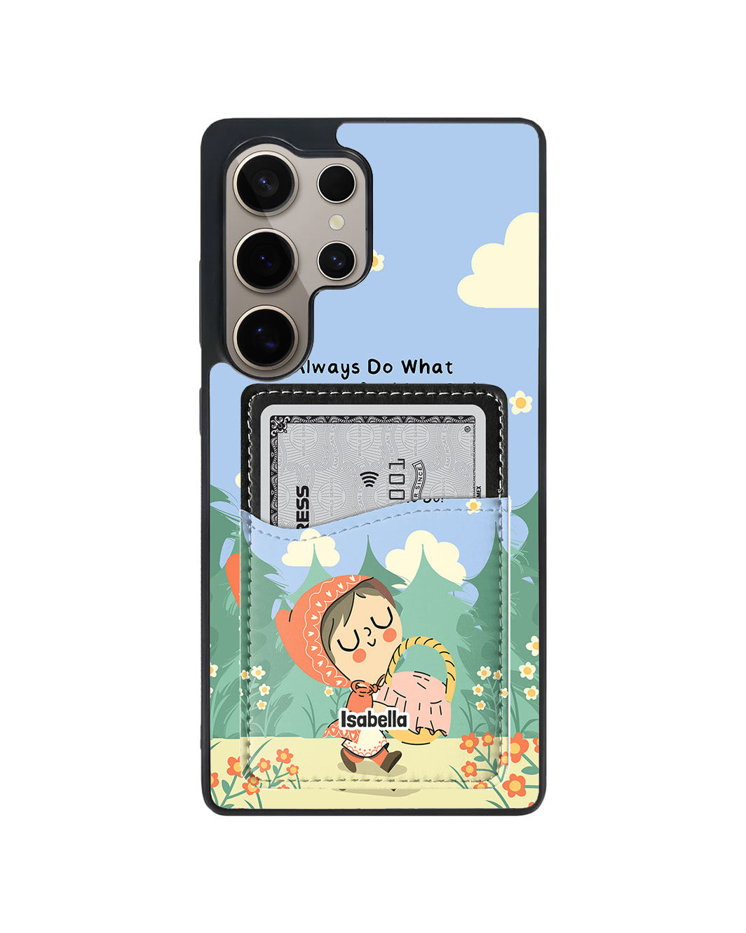 Android Phone Wallet Case - Little courage