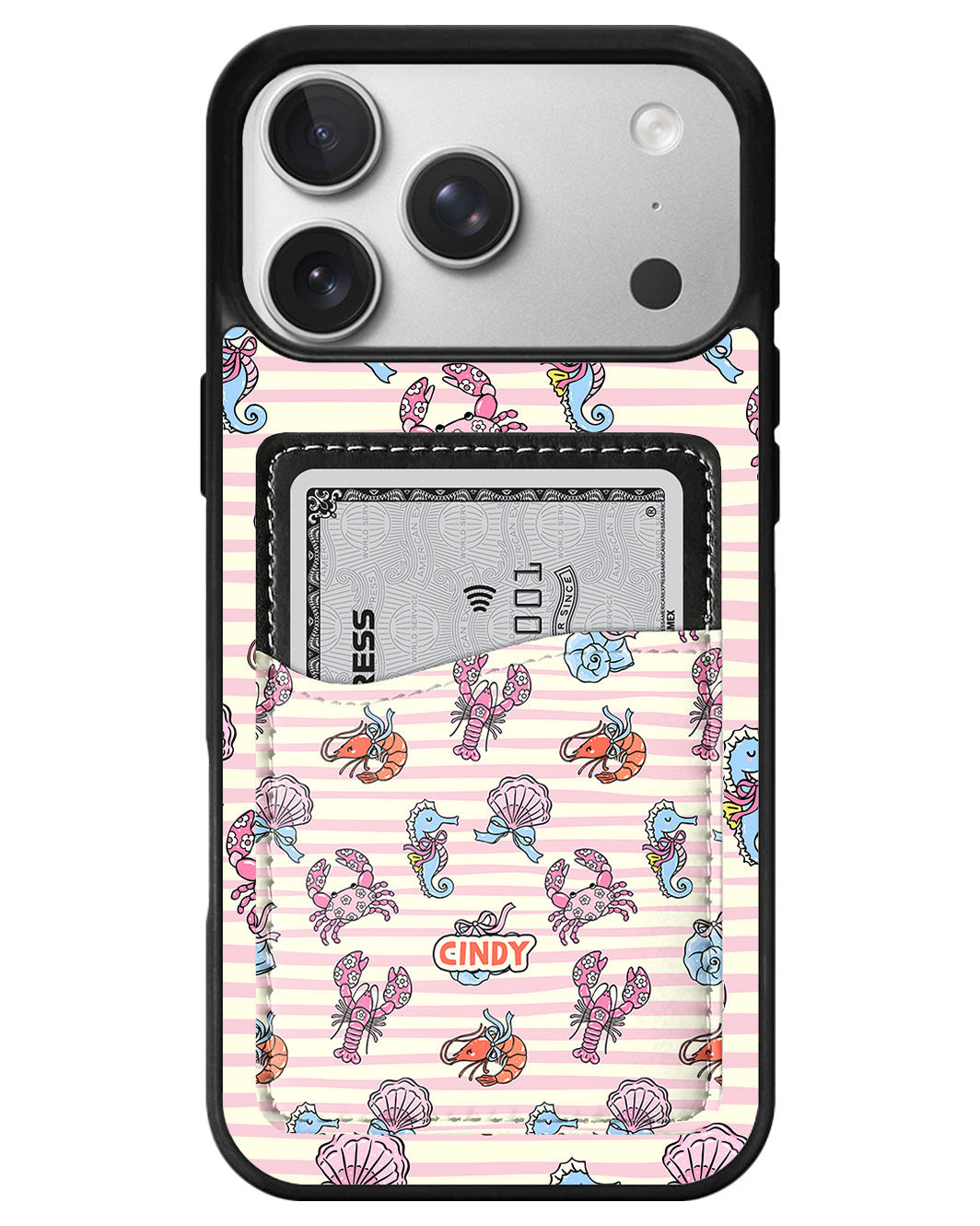 iPhone Phone Wallet Case - Sea Bows