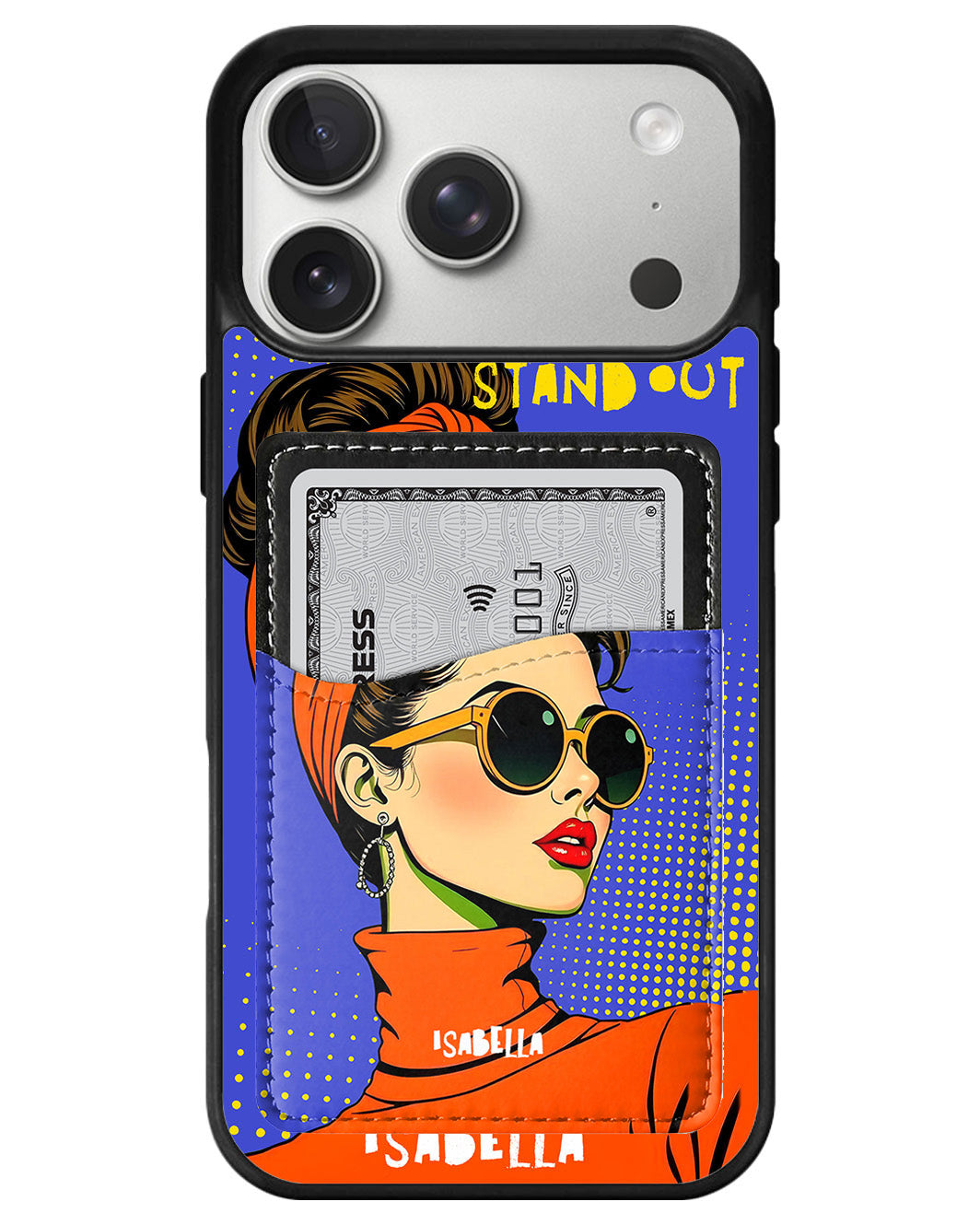 iPhone Phone Wallet Case - Bold aura