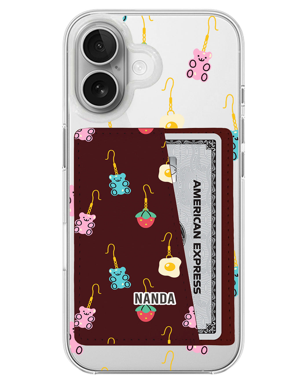 iPhone Leather Wallet Case - Cute Trinkets