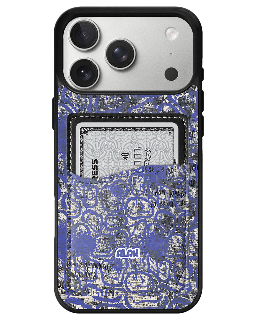 iPhone Phone Wallet Case - Melting