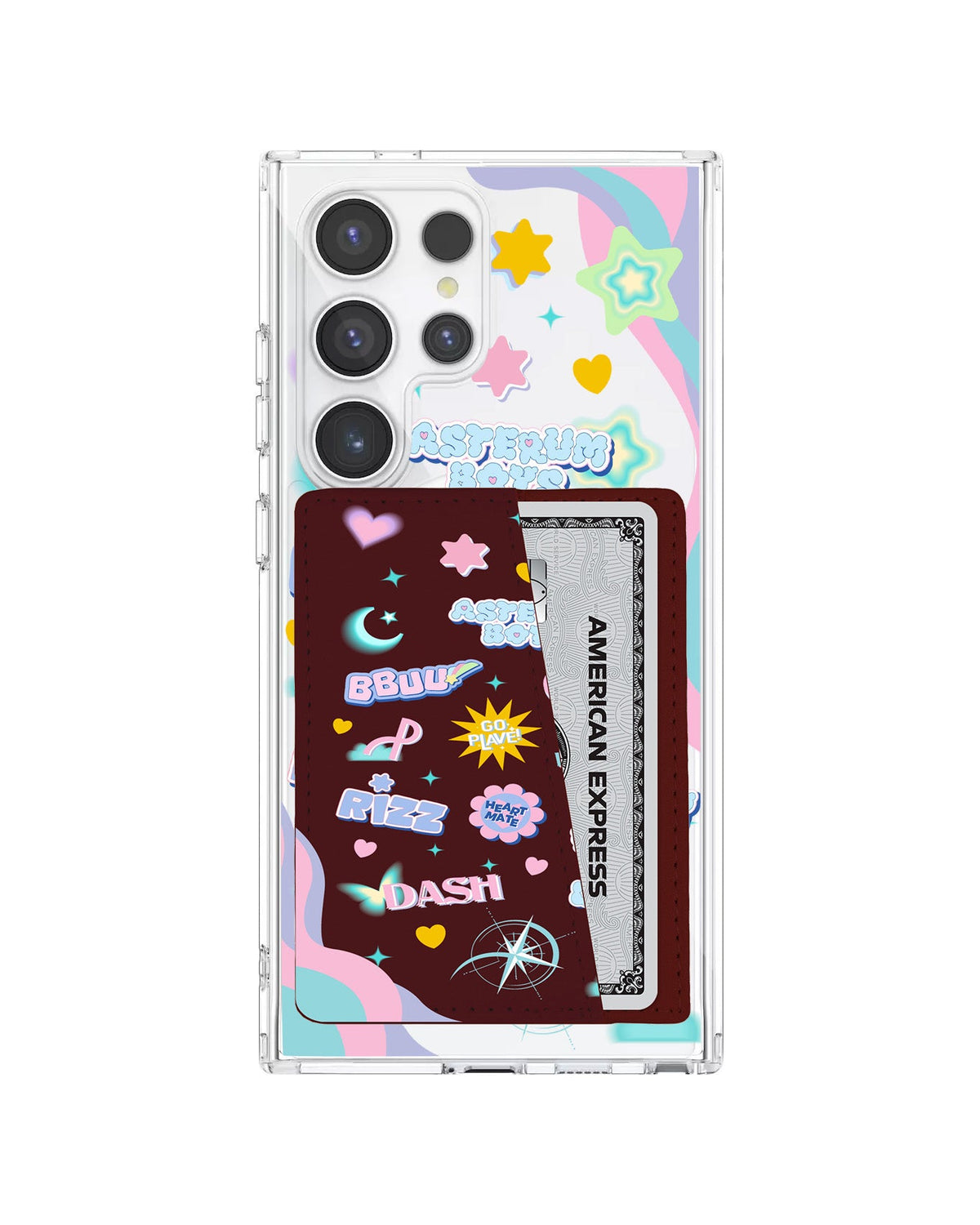Android Leather Wallet Case - Plave