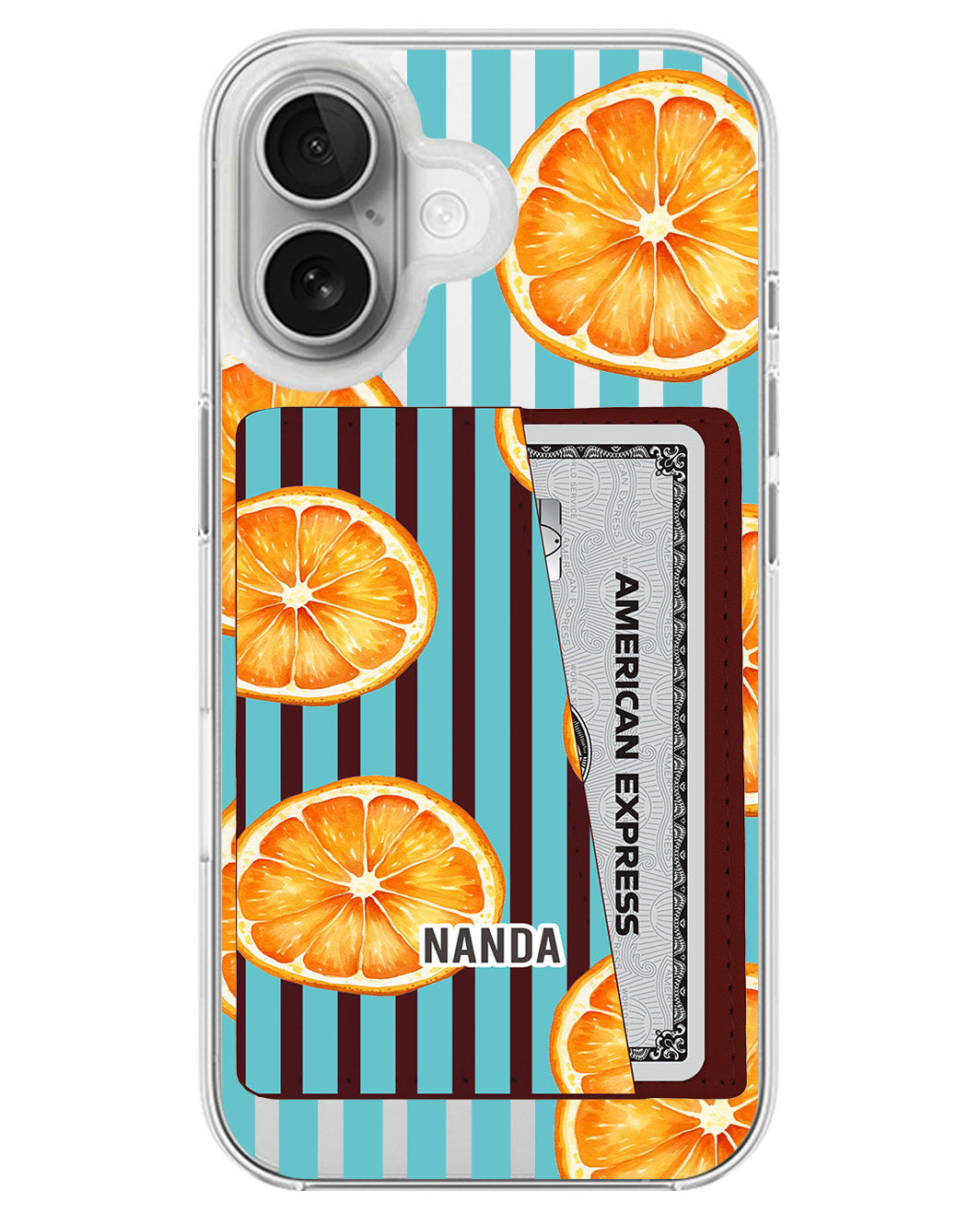 iPhone Leather Wallet Case - Sunshine Slices