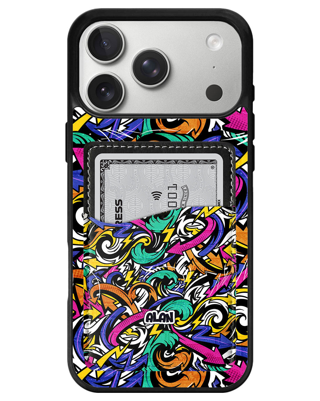 iPhone Phone Wallet Case - Funky