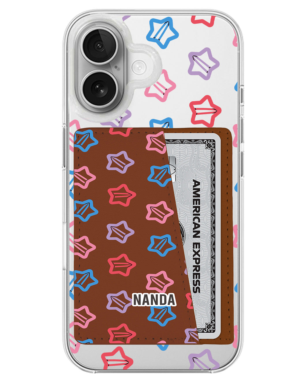 iPhone Leather Wallet Case - Twinkle Clips