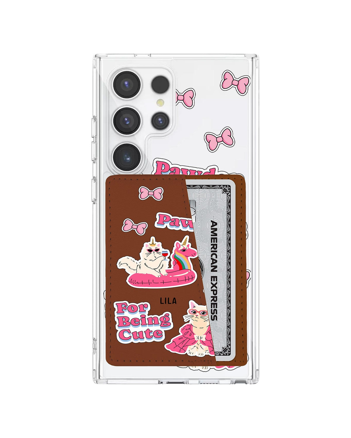 Android Leather Wallet Case - Princess Catnergy
