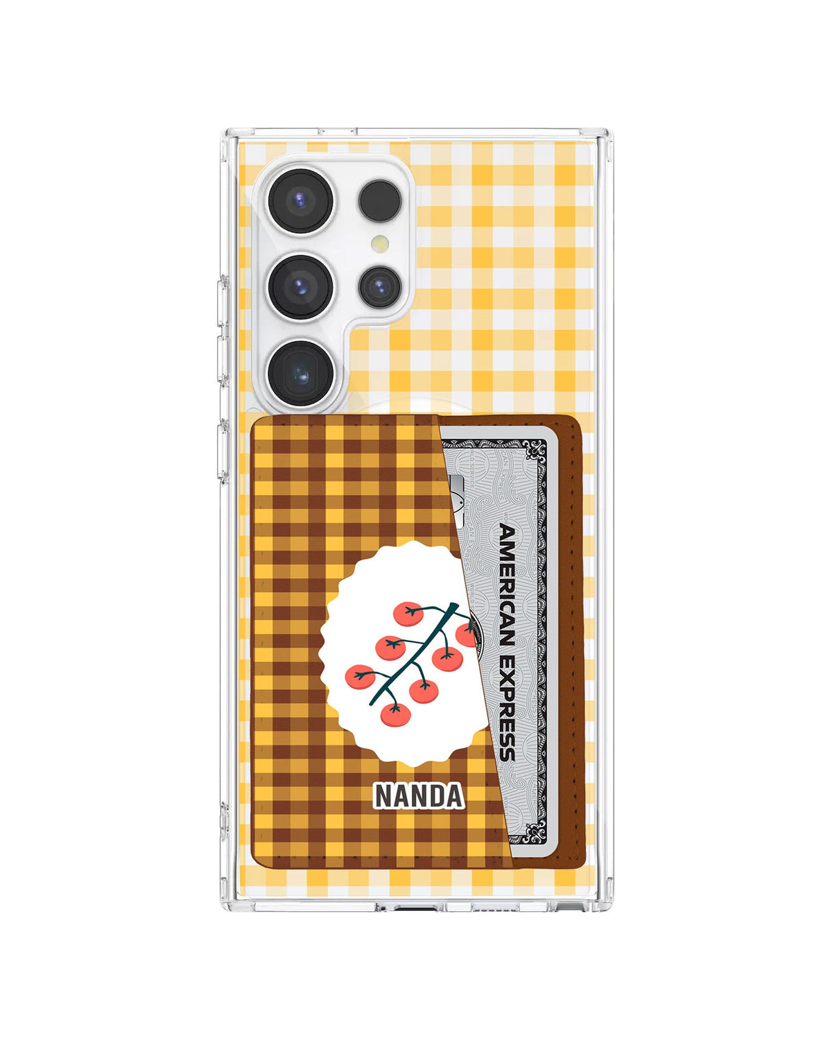 Android Leather Wallet Case - Picnic Day
