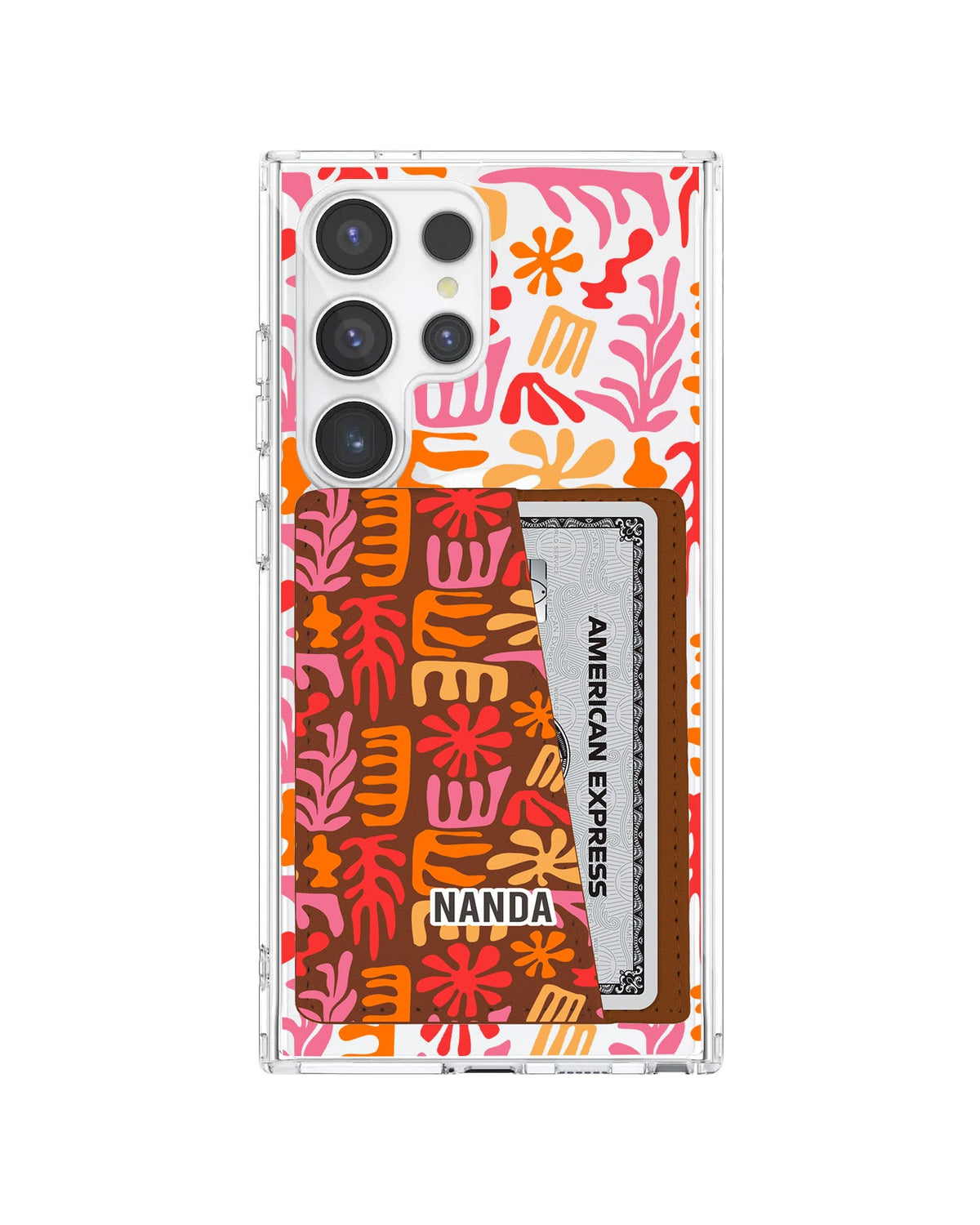 Android Leather Wallet Case - Floral Fiesta