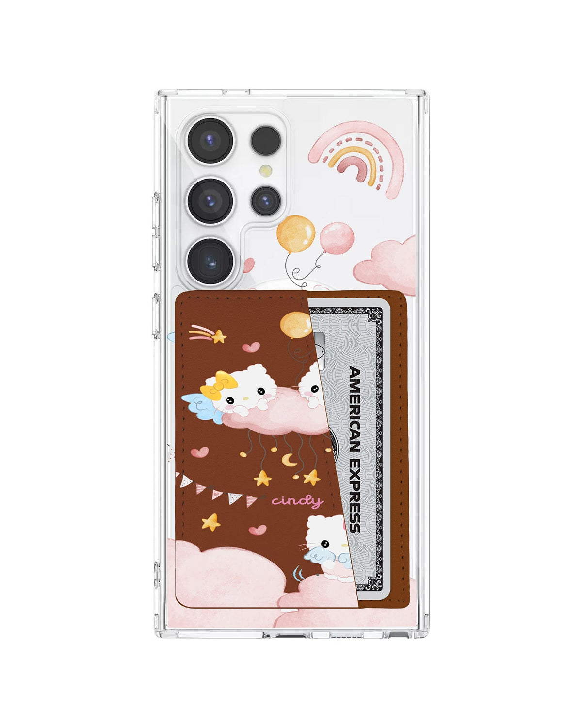 Android Leather Wallet Case - Hello Dream