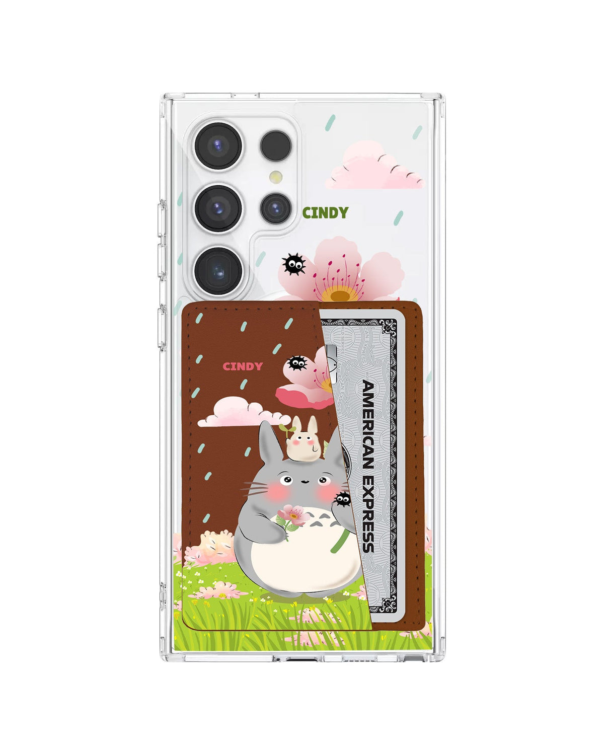 Android Leather Wallet Case - Totoro 2