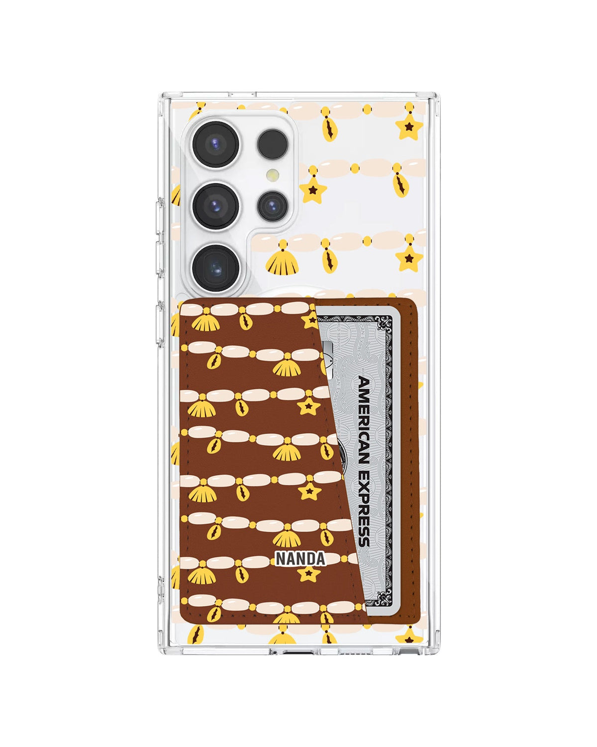 Android Leather Wallet Case - Sea Treasure