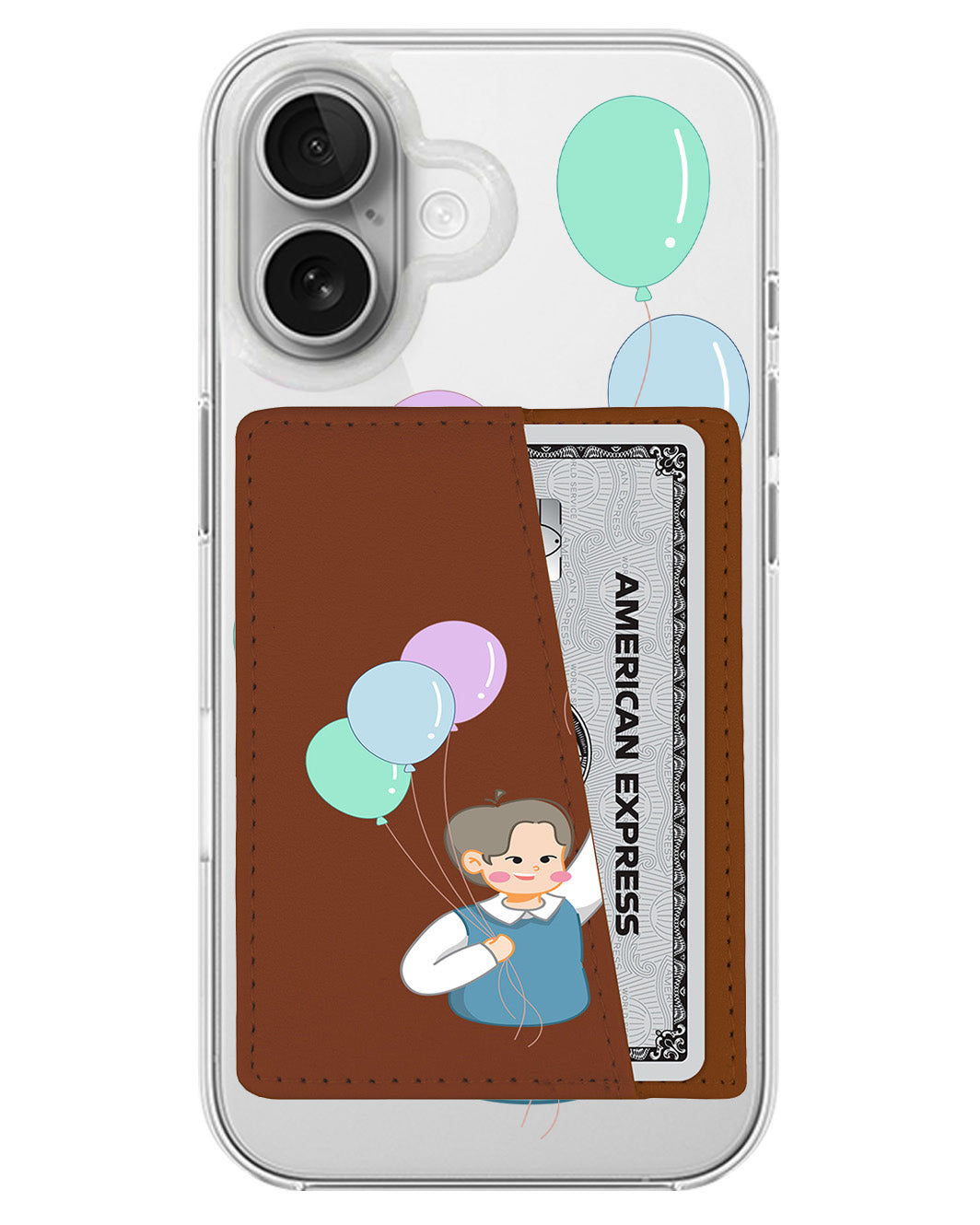 iPhone Leather Wallet Case - Ted