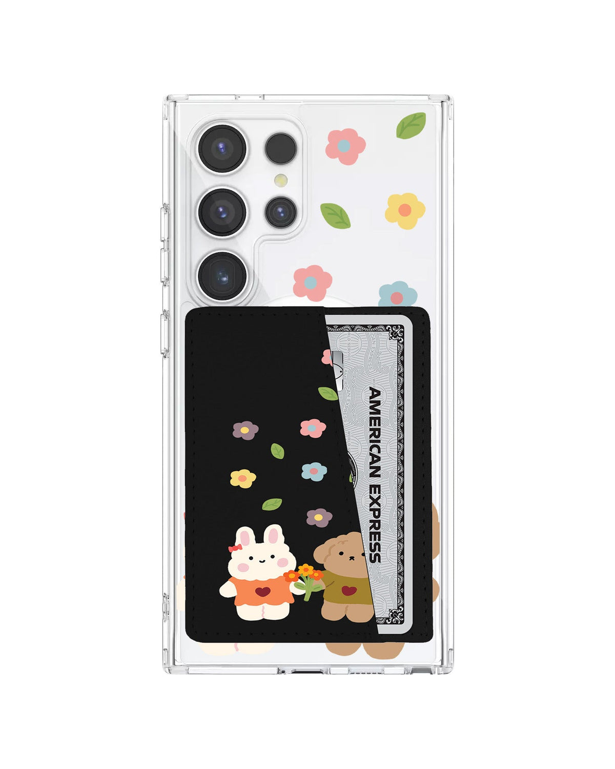 Android Leather Wallet Case - Flower Date