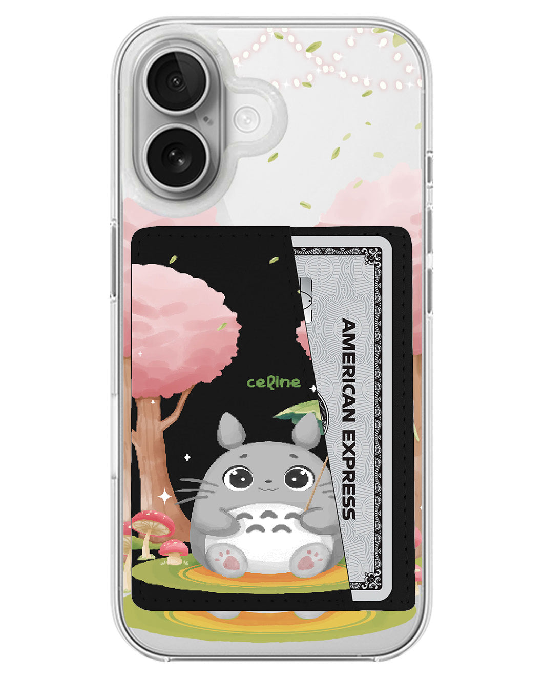 iPhone Leather Wallet Case - Totoro 1