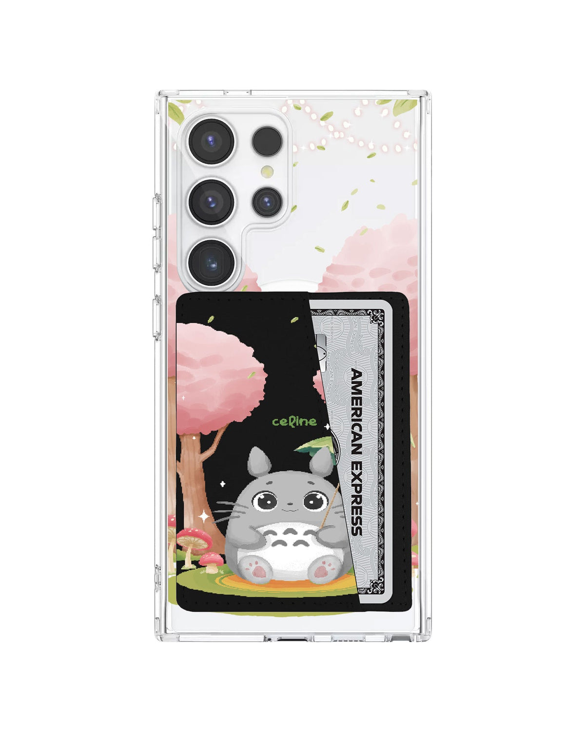 Android Leather Wallet Case - Totoro 1