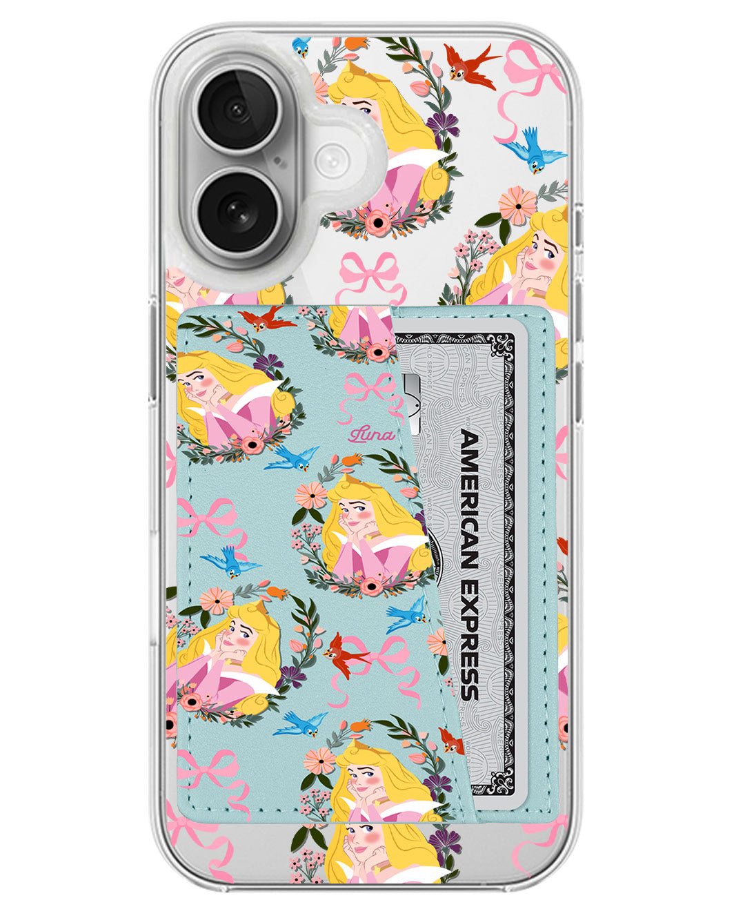 iPhone Leather Wallet Case - Aurora