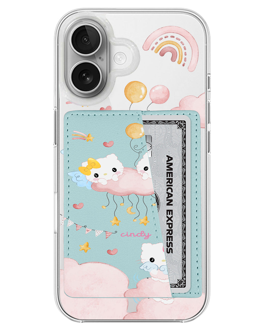 iPhone Leather Wallet Case - Hello Dream