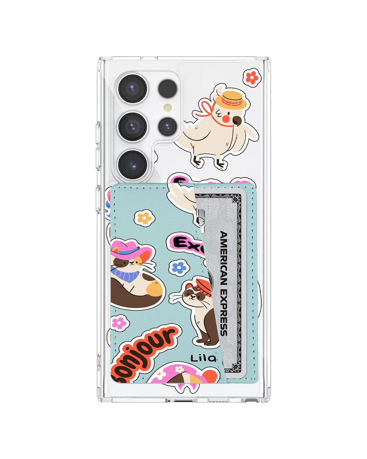 Android Leather Wallet Case - Cattitude On Point