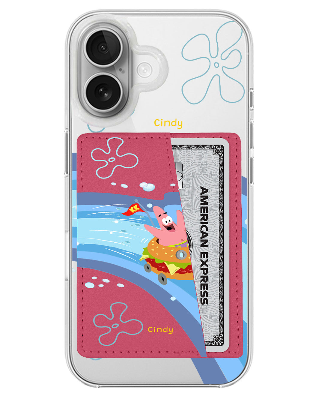 iPhone Leather Wallet Case - Spongebob Tour