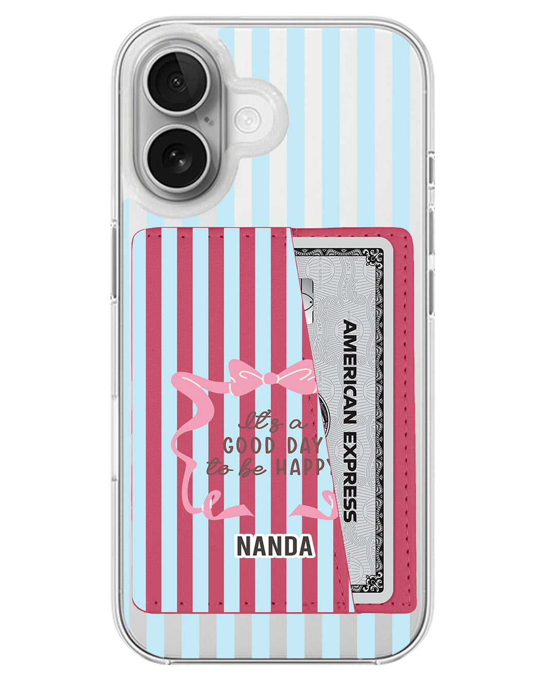 iPhone Leather Wallet Case - Good Day Energy