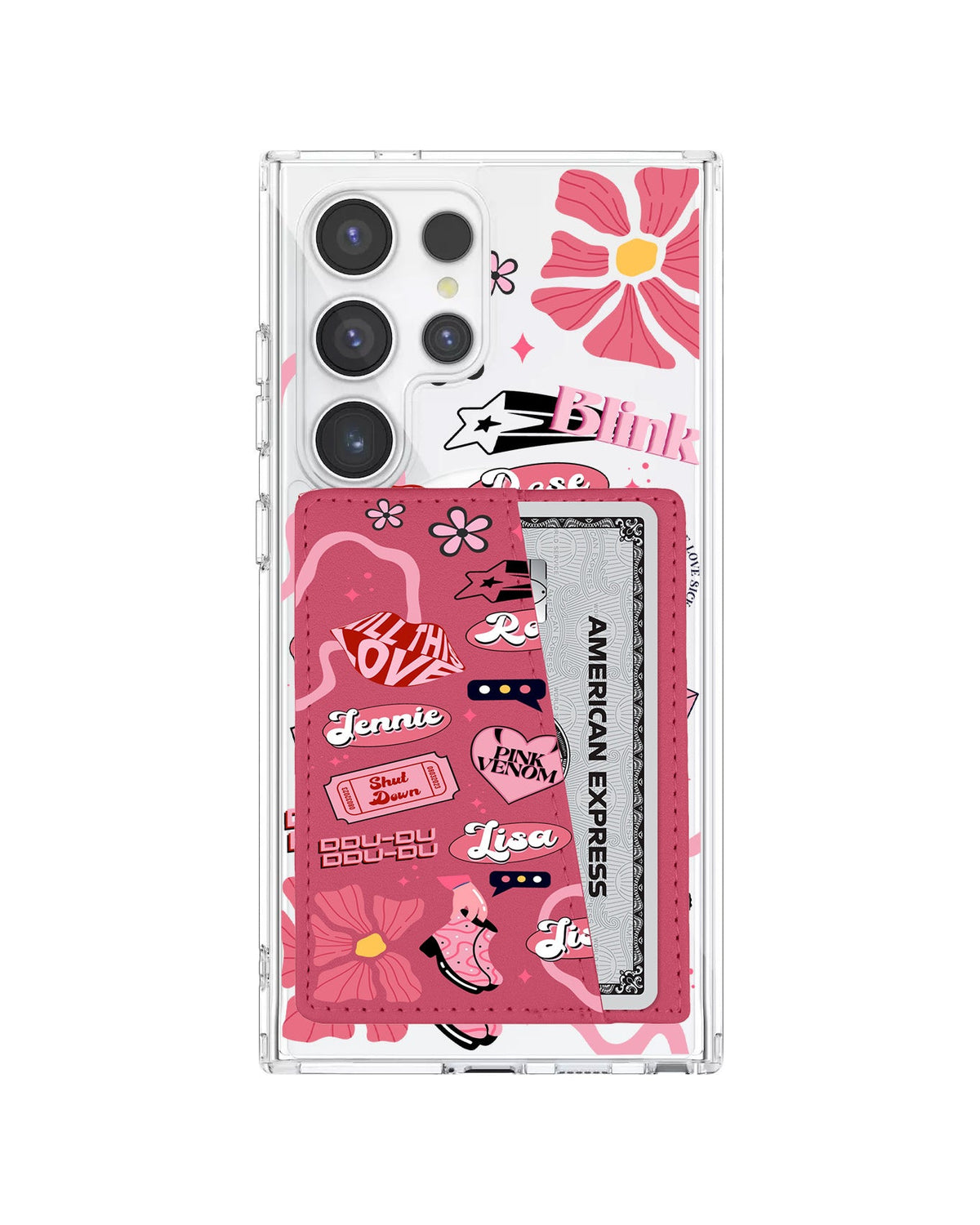 Android Leather Wallet Case - Blackpink 1