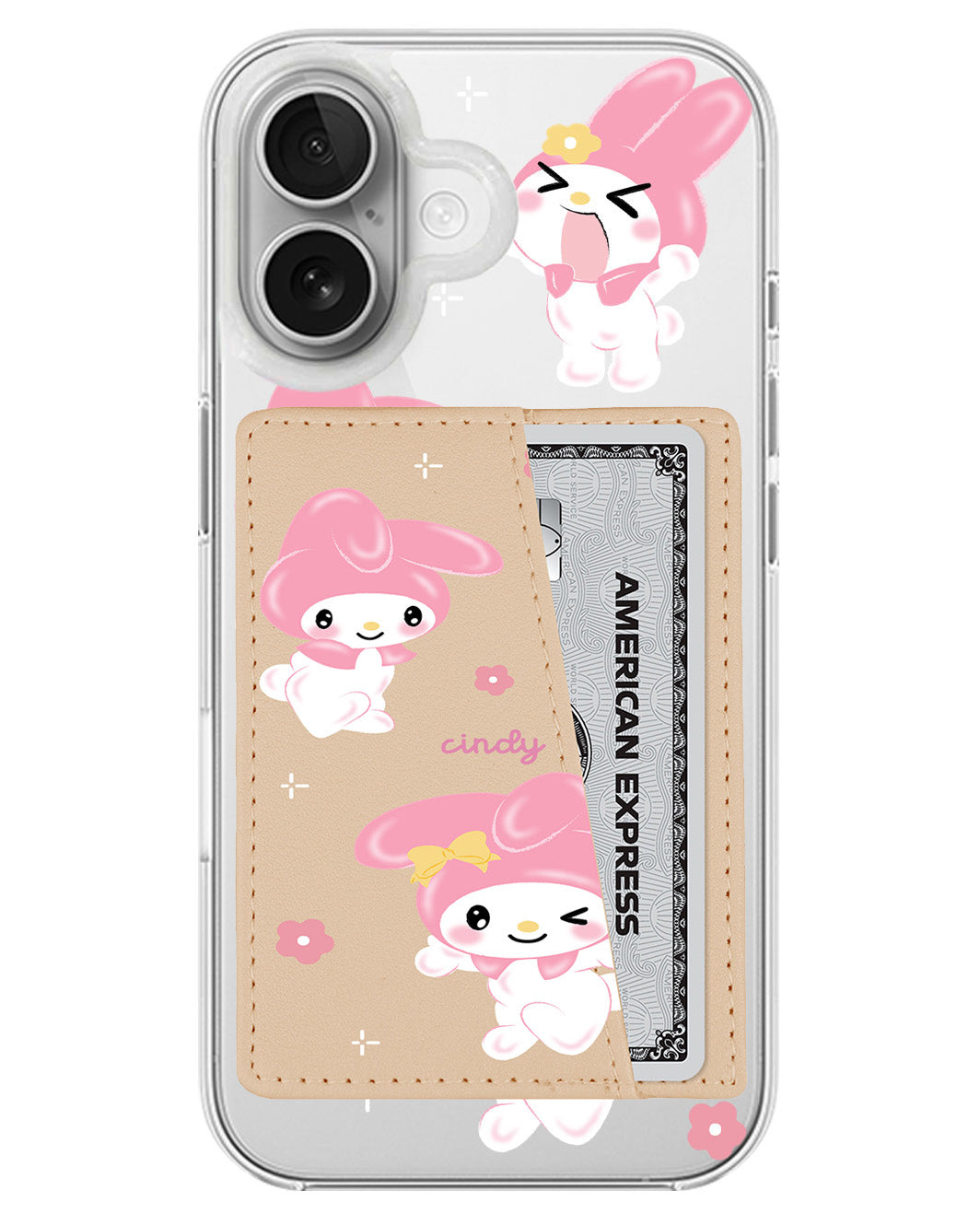 iPhone Leather Wallet Case - My Melody 2