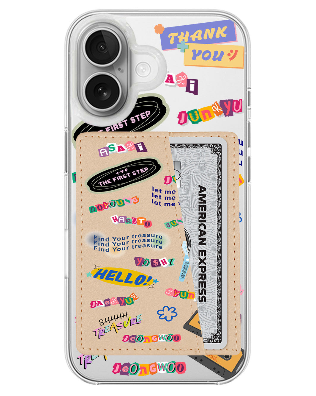 iPhone Leather Wallet Case - Treasure 1