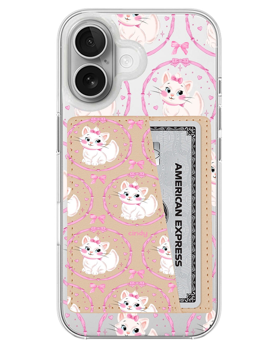 iPhone Leather Wallet Case - Marrie Pattern