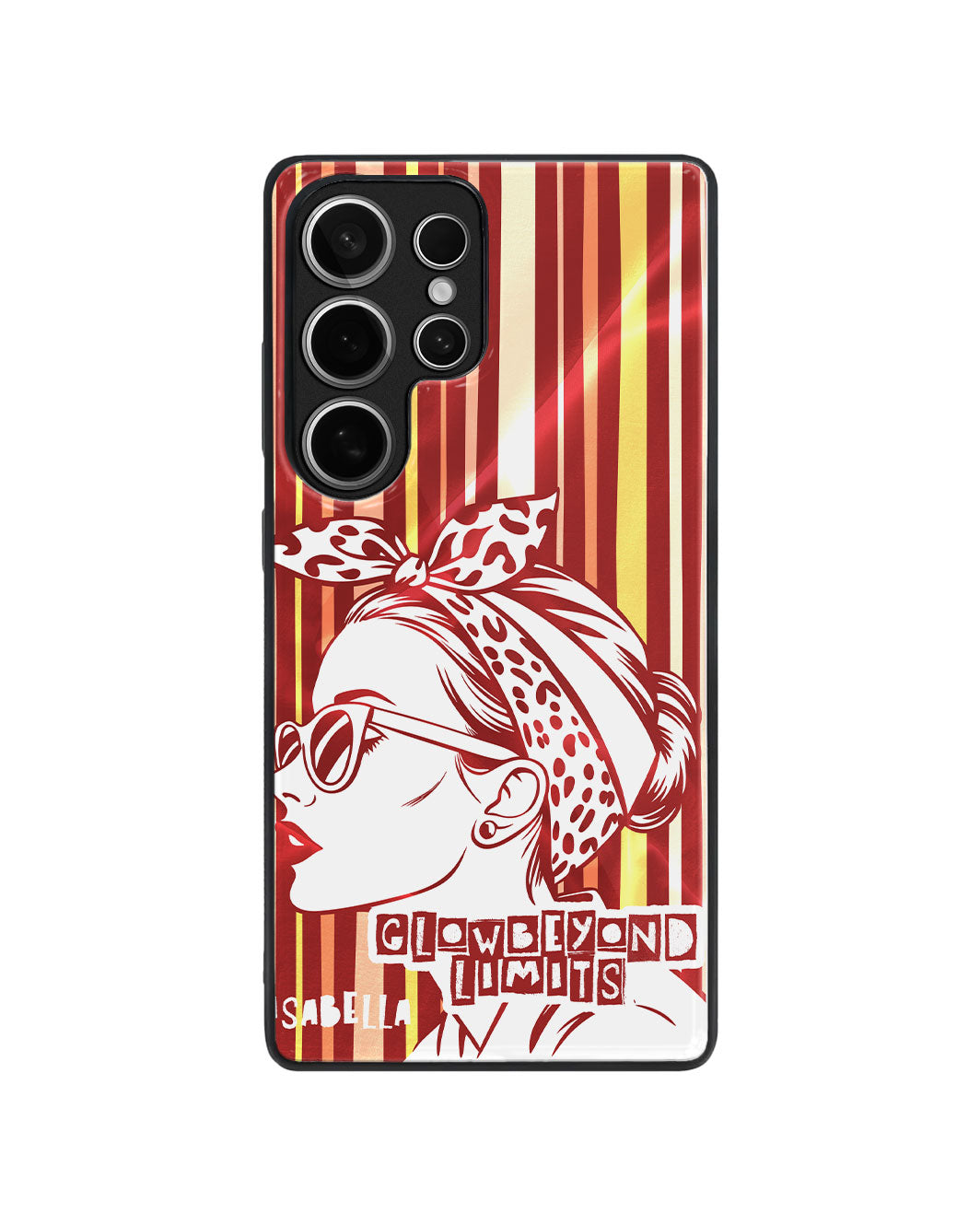 Android Premium Glaze Case - Bold In Red